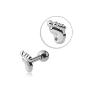 Surgical Steel Foot Labret