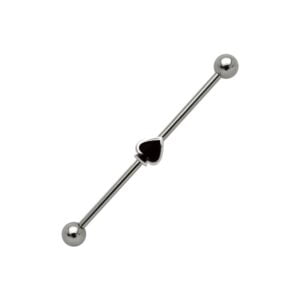 Surgical Steel Industrial Scaffold Barbell - Spade