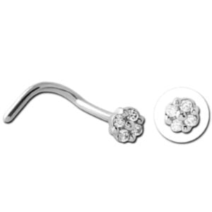 Surgical Steel Jewelled Nose Studs