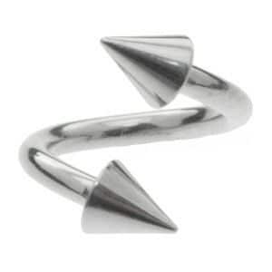 Surgical Steel Micro Body Spiral - Cones