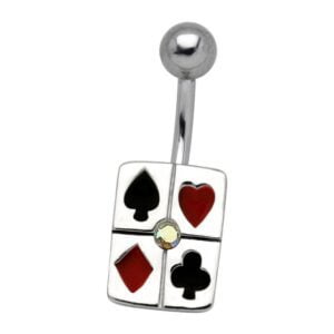 Surgical Steel Navel Banana Bell - Card