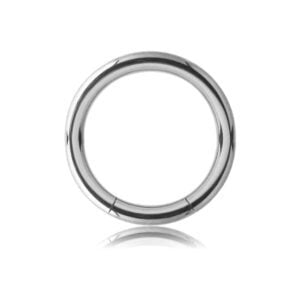 Surgical Steel Smooth Segment Ring - 5.0mm
