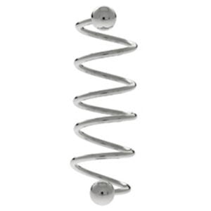 Surgical Steel Spiral Barbell - 5 Twists