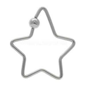 Surgical Steel Star BCR