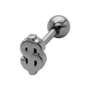 Surgical Steel Threaded Accessory - Dollar