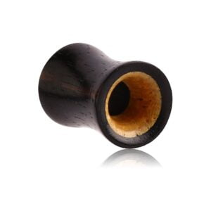 Synergy Wood Flesh Tunnel - Ebony Wood and Nangka Wood <span class="custom_location">- 1A08UK</span>
