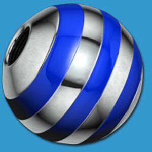 Threaded Tropical Ball - Blue