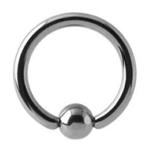 Titanium Ball Closure Ring (Large Gauge) - 4mm