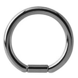 Titanium Bar Closure Ring - TI Glow
