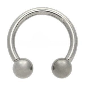 Titanium Circular Barbell - Tig low