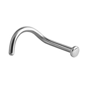 Titanium Disc Nostril Studs - Ti-Glo