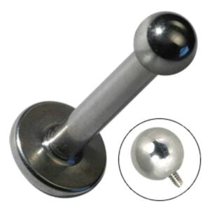Titanium Internally Threaded Micro Labret Stud