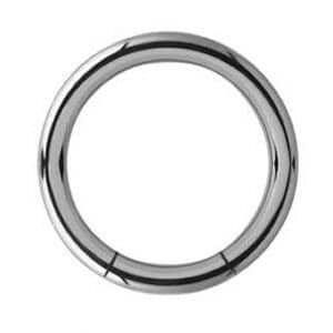 Titanium Smooth Segment Ring - Ti-Glow