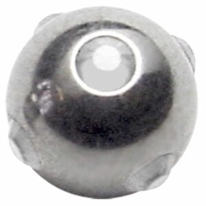 Titanium Threaded Astro Spheres - Clear