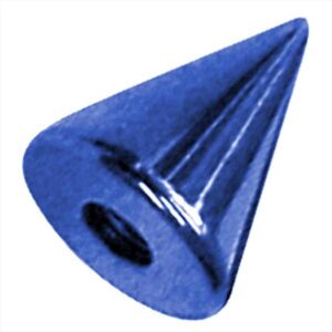 Titanium Threaded Cone - Dark Blue