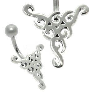Tribal Belly Bar - Triangle