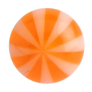 Ultra Violet UV Threaded Beachballs - Orange