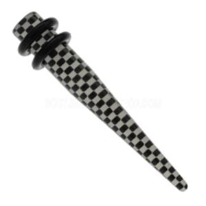 UV Checker Stretching Taper - Black
