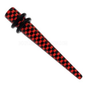 UV Checker Stretching Taper - Red