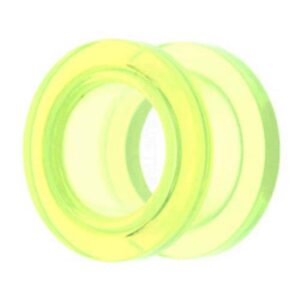 UV Flesh Tunnel - Green