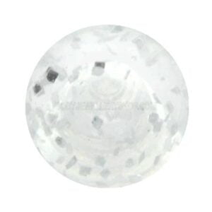 UV Glitter Balls - Clear
