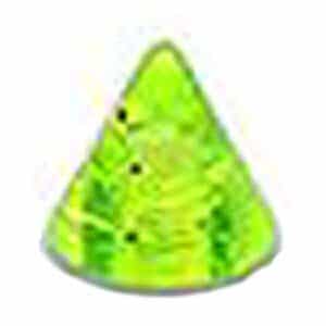 UV Glitter Cones - Green