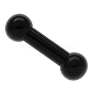 UV Large Gauge Barbell - Black