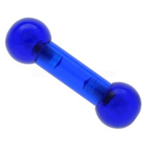 UV Large Gauge Barbell - Blue