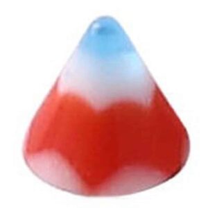 UV Micro Web Cones - Red and Blue