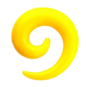 UV Spiral Ear Expander - Yellow