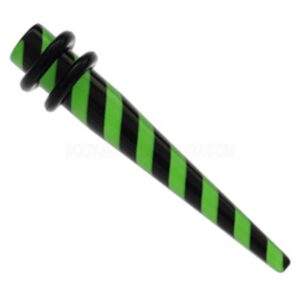 UV Stripe Stretching Taper - Green
