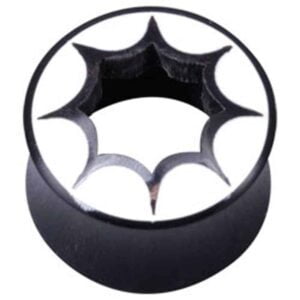 Water Buffalo Horn - Halo Flesh Plug