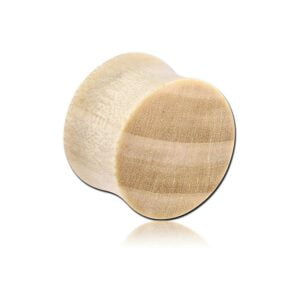 Wooden Flesh Plug - Crocodile Wood