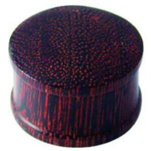 Wooden Flesh Plug - Mongolian Hat