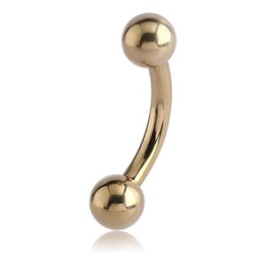 Zircon Gold Micro Banana Bells