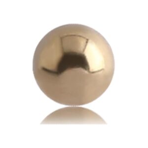 Zircon Gold Threaded Ball - 1.6mm