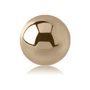 Zircon Gold Threaded Micro Balls