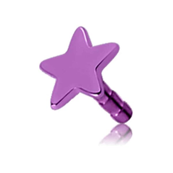 Purple Titanium Push-Fit Star