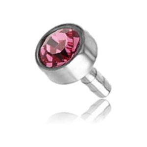 Pink Jewel Titanium Push-Fit Head