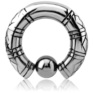 Surgical Steel Design Ball Closure Ring
