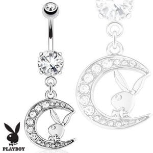 Dangle Paved Moon Playboy Bunny Belly Bar